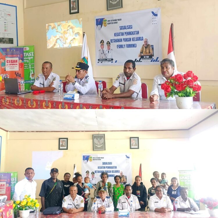 DKP Mimika Lanjutkan Program Family Farming untuk Ketahanan Pangan dan Penurunan Stunting