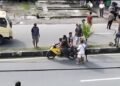 Diduga Dipicu Aksi Pemalakan, Keributan Pecah di Depan Pasar Minggu Timika