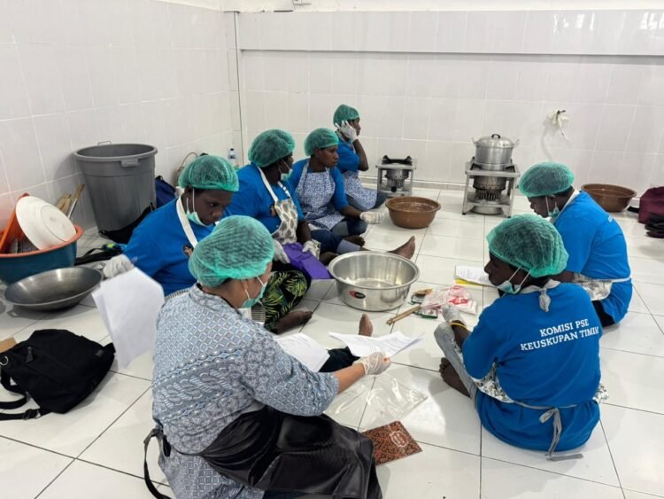 40 Mama Kamoro Ikut Pelatihan Pengolahan Pangan Lokal yang Digelar DP3AP2KB Mimika