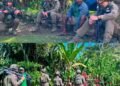 Patroli Humanis Satgas Damai Cartenz di Puncak Jaya, Warga Diajak Jaga Keamanan