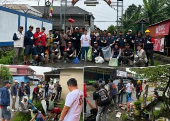 KKSS Mimika Gelar Jumat Bersih di Jalan Kartini, Dorong Penegakan Perda Sampah