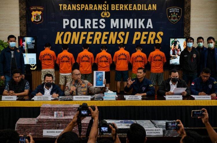 Polres Mimika Ungkap 19 Kasus Pencurian dari Pengembangan Curanmor