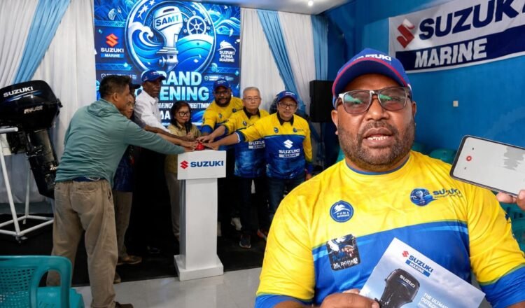 Putra Amungme Hadirkan Dealer Resmi Suzuki Marine Pertama di Papua Tengah