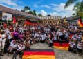 Der Panzer Timika Gelar Konvoi Damai Sambut Piala Dunia 2026
