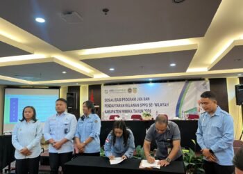 BPJS Kesehatan Gandeng 20 SPPG Mimika Lindungi Relawan Program MBG