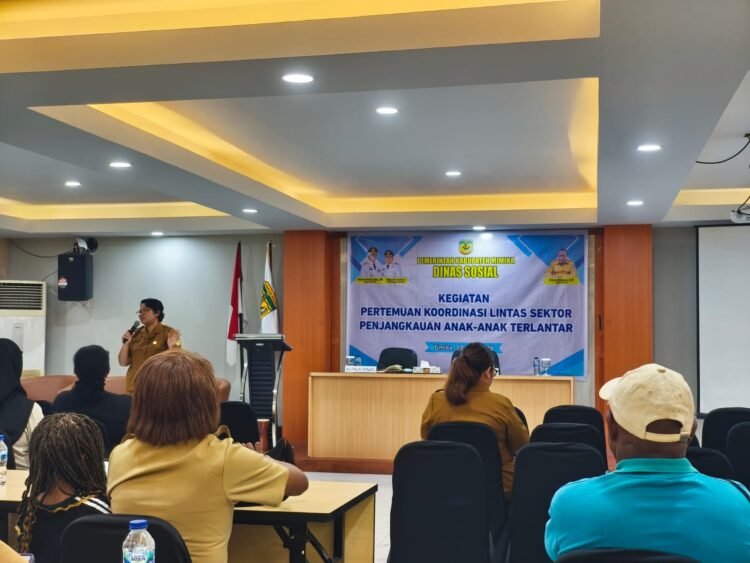 Dinsos Mimika Perkuat Kolaborasi Lintas Sektor Tangani Anak Terlantar