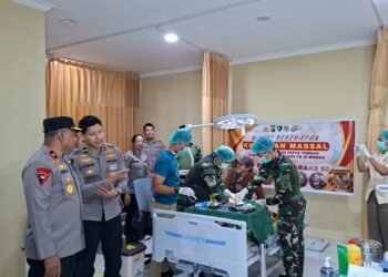 Sambut HUT Bhayangkara ke-80, Polda Papua Tengah Jangkau Pelosok Lewat Bakti Kesehatan, Ratusan Warga Terima Layanan Gratis