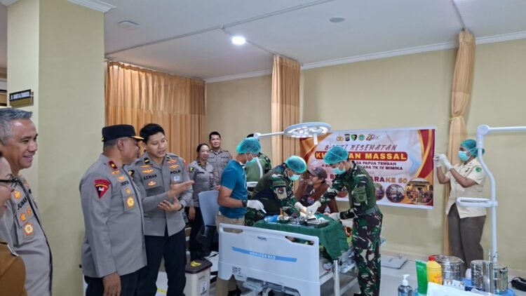 Sambut HUT Bhayangkara ke-80, Polda Papua Tengah Jangkau Pelosok Lewat Bakti Kesehatan, Ratusan Warga Terima Layanan Gratis