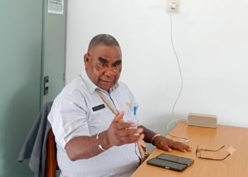 Disperindag Mimika Tata Pangkalan Ojek Pasar Sentral, Pengemudi Akan Diberi Stiker dan Nomor Identitas