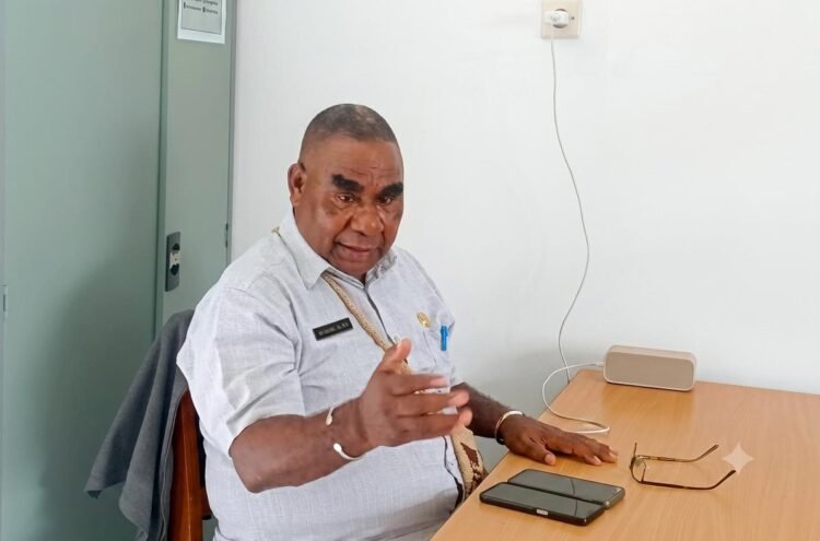 Disperindag Mimika Tata Pangkalan Ojek Pasar Sentral, Pengemudi Akan Diberi Stiker dan Nomor Identitas