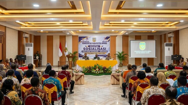 Distrik Mimika Baru Sosialisasikan Aturan Hukum Kepada 184 Ketua RT