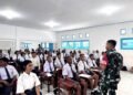 Babinsa Koramil Timika Gembleng Siswa Baru SMA Taruna Jadi Generasi Pemimpin Masa Depan