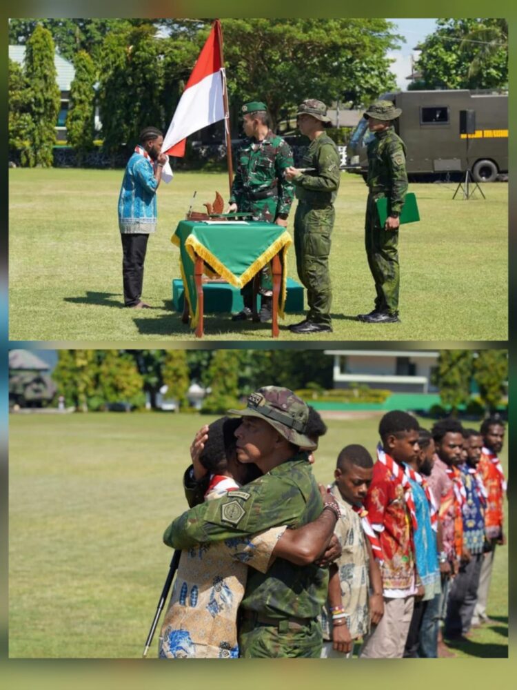 10 Anggota OPM dan 27 Keluarga Kembali ke NKRI di Manokwari, Serahkan 6 Pucuk Senjata