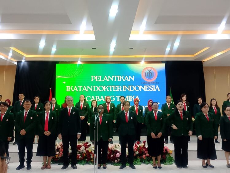 Resmi Dilantik, Pengurus Baru IDI Mimika Fokus Perkuat Layanan Kesehatan dan Kolaborasi dengan Pemerintah