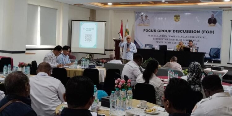 Bupati Mimika Targetkan Integrasi Seluruh Layanan Pemerintah dalam Satu Sistem Digital pada 2026