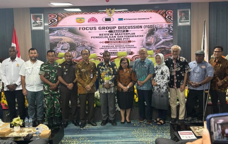 Pemkab Mimika Finalisasi Master Plan Pengelolaan Tailing PTFI, BRIDA Libatkan Akademisi dan OPD