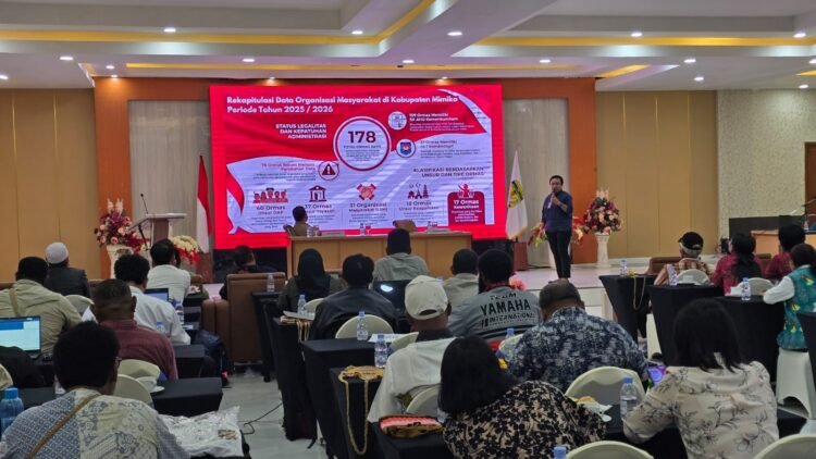 Pemkab Mimika Luncurkan Aplikasi “Menok Sidak Kanda”, Permudah Pendaftaran Ormas Secara Digital