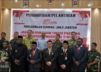 Bupati Mimika Lantik Dwi Cholifa Jabat Kepala Inspektorat, Pengisian Jabatan Kini Harus Lewati Persetujuan Berjenjang