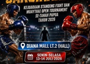 Kejuaraan Standing Fight dan Muaythai se-Tanah Papua Digelar Perdana di Mimika, Jadi Ajang Pencarian Bibit Atlet Berprestasi