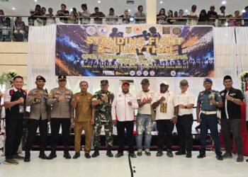Open Tournament Standing Fight dan Muaythai Se-Tanah Papua Resmi Dibuka, Siapkan Atlet Papua Tengah Menuju PON
