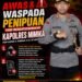 Baru Sehari Menjabat, Kapolres Mimika AKBP Alredo A. Rumbiak Jadi Sasaran Pencatutan Nama untuk Modus Penipuan