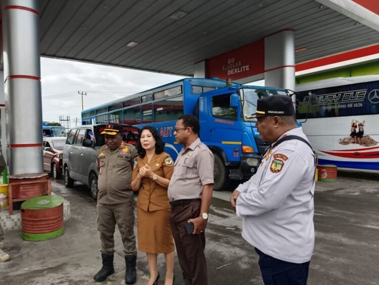 Satpol PP Mimika Perketat Pengawasan SPBU, Fokus Awasi Kendaraan Bertangki Modifikasi