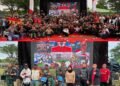 Sukses Gelar Nobar Kebangsaan Final Piala Dunia, Warga Timika Sampaikan Terima Kasih kepada Yonif 754/ENK