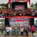 Sukses Gelar Nobar Kebangsaan Final Piala Dunia, Warga Timika Sampaikan Terima Kasih kepada Yonif 754/ENK