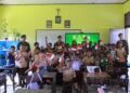 Semarak Hari Anak Nasional, Yonif 754/ENK Kostrad Tanamkan Cinta Tanah Air kepada Siswa SD YPPK Muare