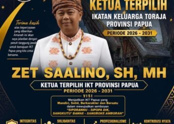 AKBP Zet Saalino Putra  Sarira Pimpin IKT Papua Periode 2026–2031, Usung Visi Organisasi yang Mandiri dan Solid