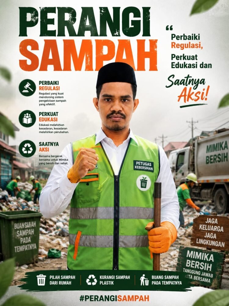 Pemuda Muslim Mimika Dorong Revisi Perda Pengelolaan Sampah, Soroti Minimnya Akses TPS bagi Warga