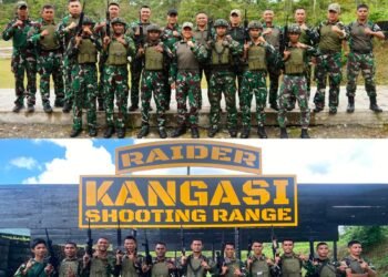 Yonif 754/ENK Juara I Lomba Menembak Pangkoops TNI Habema Cup, Tunjukkan Ketangguhan Prajurit di Medan Tembak