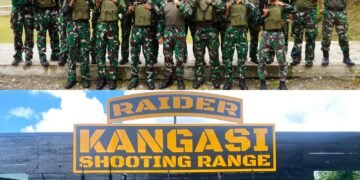 Yonif 754/ENK Juara I Lomba Menembak Pangkoops TNI Habema Cup, Tunjukkan Ketangguhan Prajurit di Medan Tembak