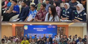 Pemkab Mimika Perkuat Benteng Generasi Muda, 350 Remaja Lintas Agama Ikuti Sosialisasi Bahaya Psikotropika dan HIV/AIDS