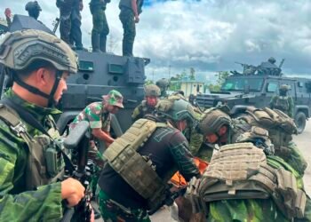 Koops TNI Habema Evakuasi Jenazah Korban Penembakan OPM di Yahukimo, Ditemukan di Dasar Longsoran Sedalam 50 Meter