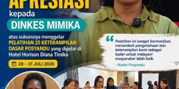 Kader Posyandu Apresiasi Dinkes Mimika Gelar Pelatihan 25 Keterampilan Dasar Tingkatkan Kompetensi Pelayanan