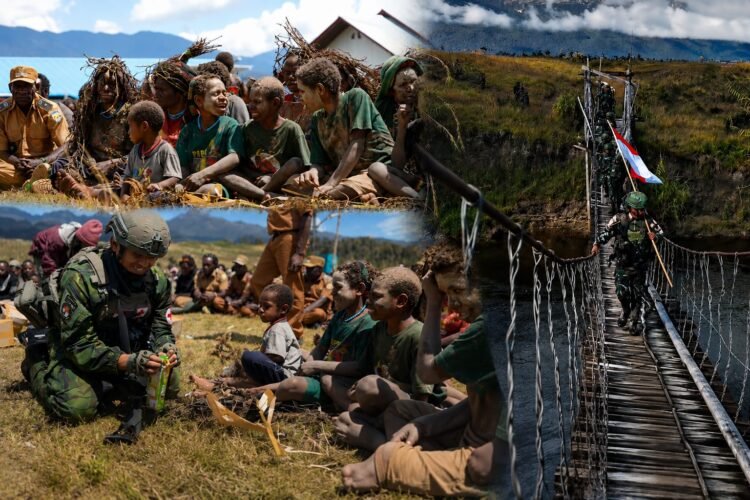 Tembus Medan Ekstrem, Koops TNI Habema Berhasil Salurkan 2 Ton Bantuan Kemanusiaan ke Tiga Distrik di Kabupaten Puncak