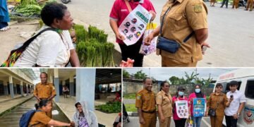Kampanye GERMAS dan PHBS Terus Digencarkan, Kelurahan Pasar Sentral Dukung Budaya Hidup Sehat di Timika