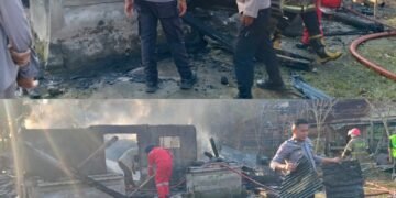 Rumah Panggung Kayu di Malangke Ludes Terbakar, Kerugian Ditaksir Rp150 Juta