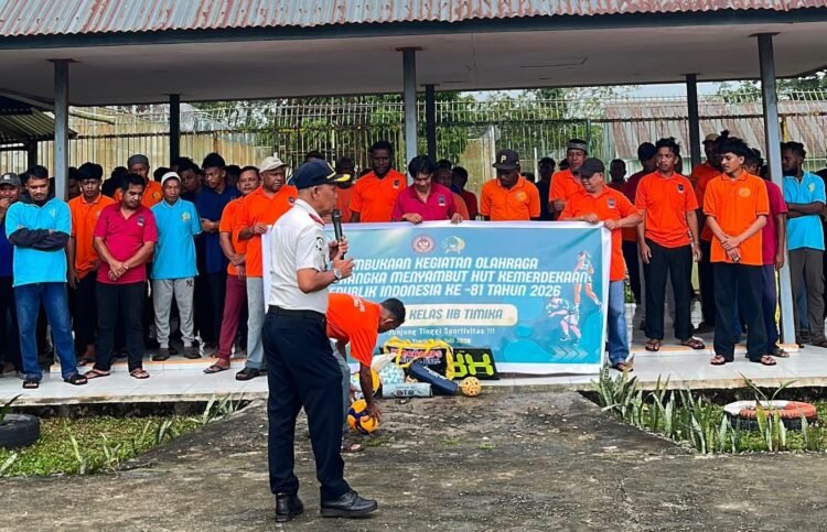 232 Warga Binaan Lapas Kelas IIB Timika Diusulkan Terima Remisi HUT ke-81 RI