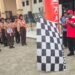 Wakil Bupati Mimika Lepas 38 Peserta Gerak Jalan Kreasi Putri Sambut HUT ke-81 RI