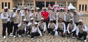 Semarak HUT RI ke-81, Dinas PUPR Mimika Turunkan Dua Tim Meriahkan Lomba Gerak Jalan Kreasi