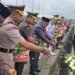 Kenang Jasa Pahlawan,Pemkab Mimika Gelar Upacara Tabur Bunga di Poumako,