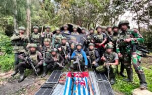 Prajurit Koops TNI Habema Amankan Sejumlah Senjata Kelompok Bersenjata di Gamagai