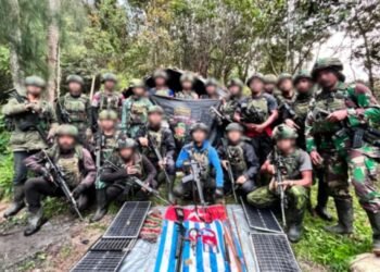 Prajurit Koops TNI Habema Amankan Sejumlah Senjata Kelompok Bersenjata di Gamagai