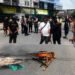 Imbas Pembunuhan di KM 10, Warga Palang Jalan Budi Utomo