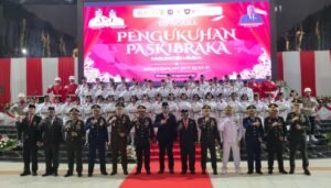 54 Anggota Paskibraka Mimika Dikukuhkan, Siap Kibarkan Merah Putih