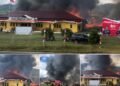 15 Barak Polisi di Lingkungan Polres Mamberamo Tengah Ludes Terbakar, Korban Jiwa Nihil
