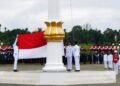 Bupati Johannes Rettob Pimpin Upacara HUT ke-81 RI di Mimika