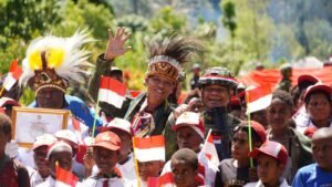 Kampung Hitadipa Dideklarasikan sebagai Kampung Papua Damai, Koops TNI Habema Dorong Perdamaian dan Kesejahteraan